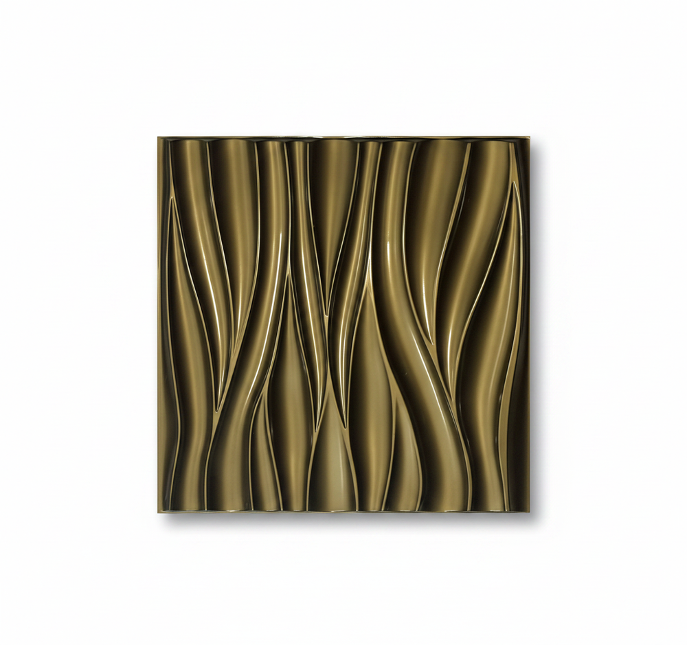 Golden Flame Waves Imported Premium Panel — Pack of 12