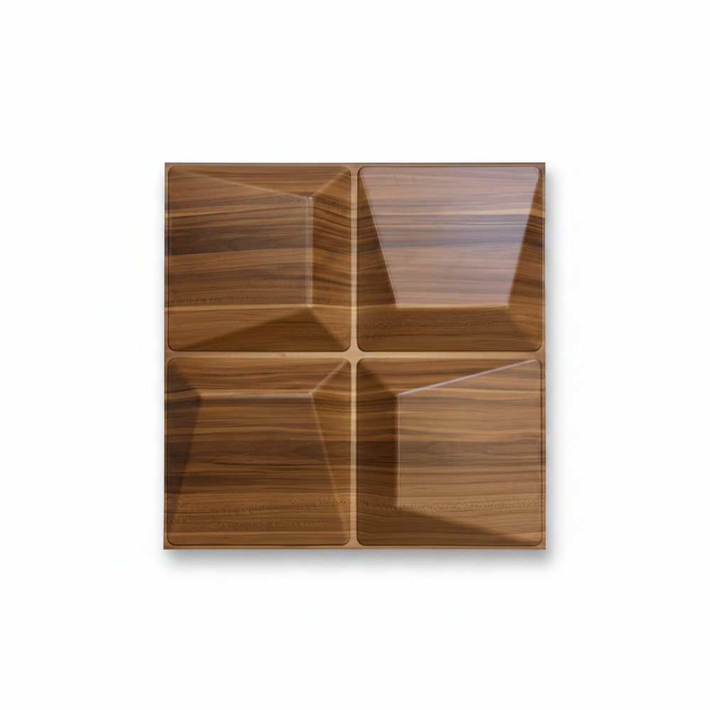 Coffered Square 3D Wall Panel — Pack of 12