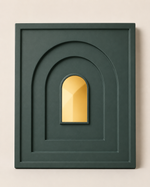 Dark Green — Arch / Niche 3D PVC wall panel styled room scene 2 — G&K Sons