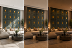 Dark Green — Arch / Niche 3D PVC wall panel styled room scene 6 — G&K Sons