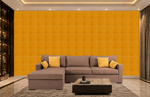 Matte Gold — Diagonal Fan 3D PVC wall panel styled room scene 5 — G&K Sons