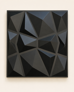 Black — Diamond 3D PVC wall panel styled room scene 2 — G&K Sons