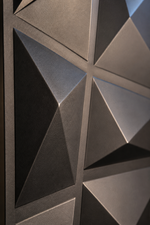 Black — Diamond 3D PVC wall panel styled room scene 3 — G&K Sons