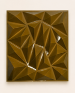 Glossy Gold — Diamond 3D PVC wall panel styled room scene 2 — G&K Sons