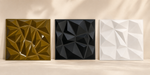 Diamond 3D PVC wall panel — styled room scene — G&K Sons