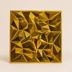 Faceted Crystal 3D PVC wall panel — styled room scene — G&K Sons