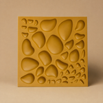 Pebble / Polka 3D PVC wall panel — styled room scene — G&K Sons