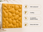 Pebble / Polka 3D PVC wall panel — styled room scene — G&K Sons