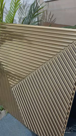 Champagne Gold — panels at a client site