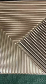 Champagne Gold — real panel demo with copper mirror insert